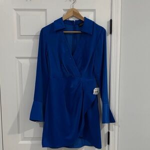 Elegant Blue Adrianna Papell Women's Dress